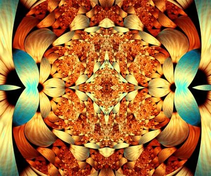 Computer generated fractal artwork Stock Illustration