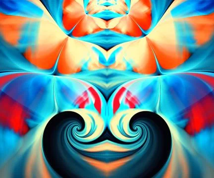 Computer generated fractal artwork Stock Illustration