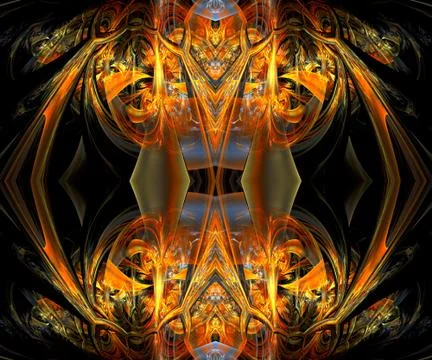 Computer generated fractal artwork Stock Illustration