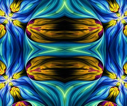 Computer generated fractal artwork Illustrazione stock