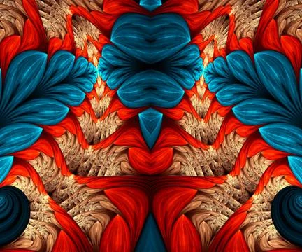 Computer generated fractal artwork Stock Illustration