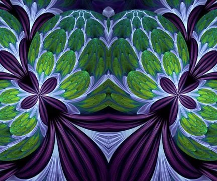 Computer generated fractal artwork Stock Illustration