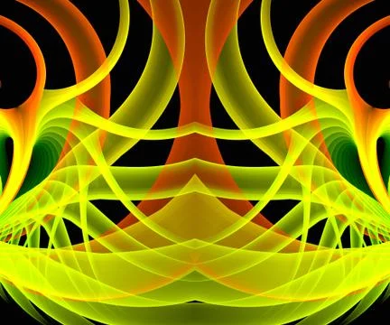 Computer generated fractal artwork Illustrazione stock