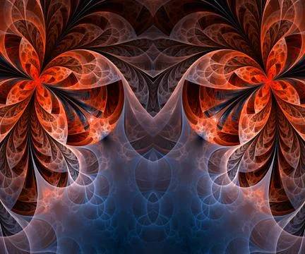 Computer generated fractal artwork Stock Illustration