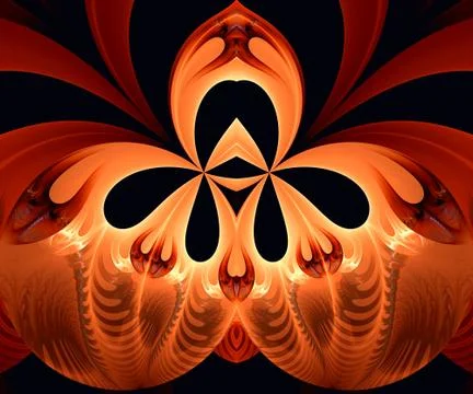 Computer generated fractal artwork Stock Illustration