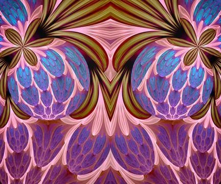 Computer generated fractal artwork Stock Illustration