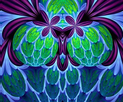 Computer generated fractal artwork Stock Illustration