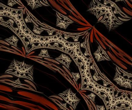 Computer generated fractal artwork Stock Illustration