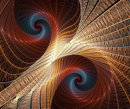 Computer generated fractal artwork Stock Illustration