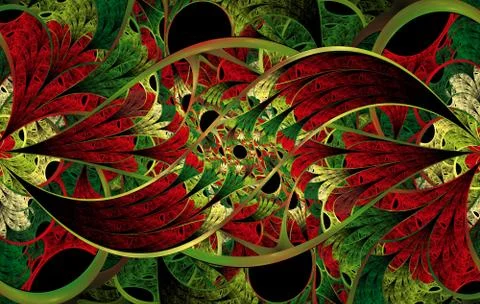 Computer generated fractal artwork Illustrazione stock