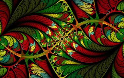 Computer generated fractal artwork Stock Illustration