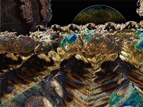 Computer generated fractal artwork Stock Illustration