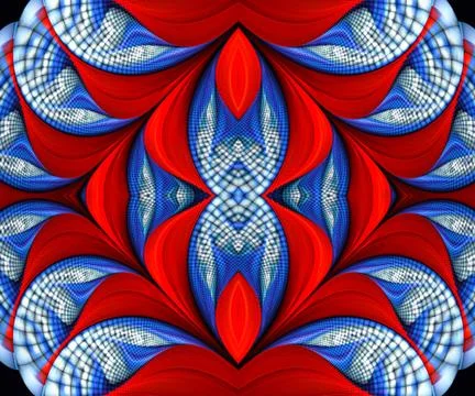 Computer generated fractal artwork Illustrazione stock