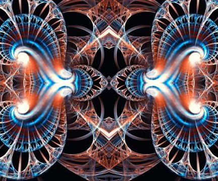 Computer generated fractal artwork Illustrazione stock