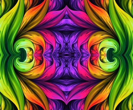 Computer generated fractal artwork Stock Illustration