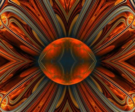 Computer generated fractal artwork Stock Illustration