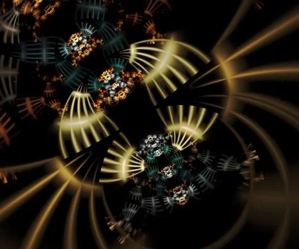 Computer generated fractal artwork Stock Illustration