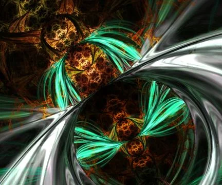 Computer generated fractal artwork Stock Illustration