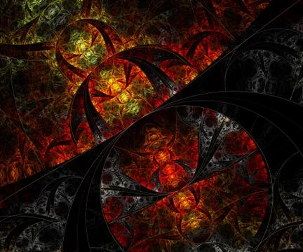 Computer generated fractal artwork Stock Illustration