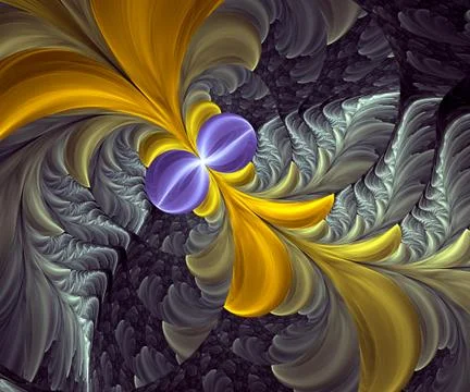 Computer generated fractal artwork Stock-Illustration