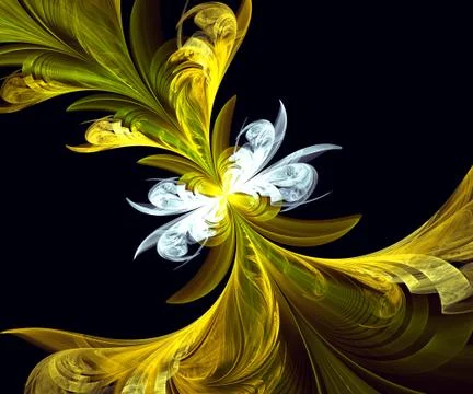 Computer generated fractal artwork Stock Illustration