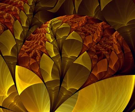 Computer generated fractal artwork Stock Illustration