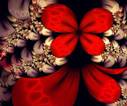 Computer generated fractal artwork Stock Illustration