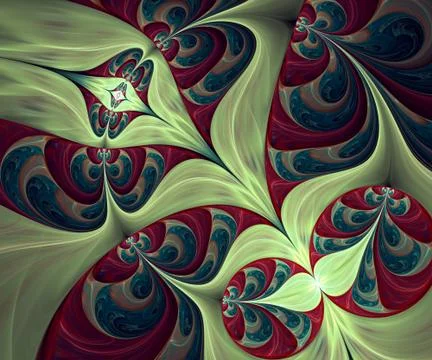 Computer generated fractal artwork Stock Illustration