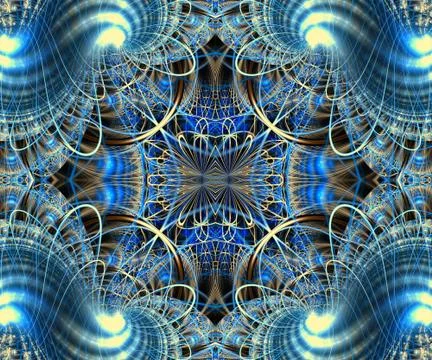 Computer generated fractal artwork Stock Illustration