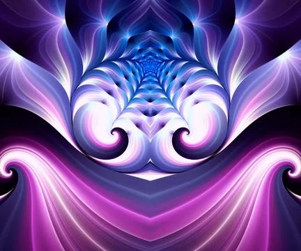 Computer generated fractal artwork Illustrazione stock