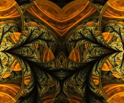 Computer generated fractal artwork Stock Illustration