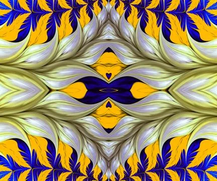 Computer generated fractal artwork Illustrazione stock