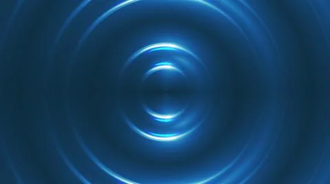 Computer generated fractal blue kaleidoscopic backdrop of twinkling blue lights Illustrazione stock