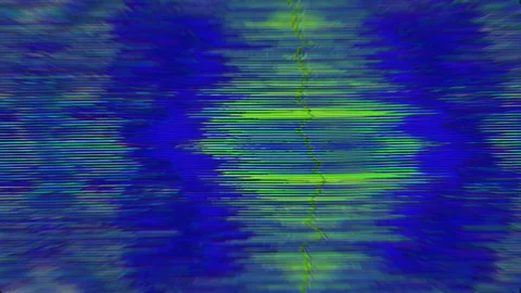 Computer generated glitched footage, holographic bad tv imitation. Stock Footage 121405298