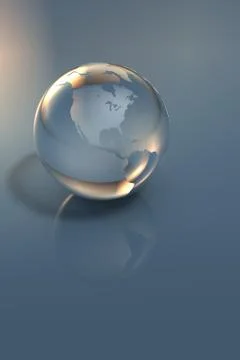 Computer generated globe Stock Photos