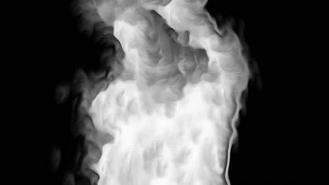 Computer-generated heavy fire flame. Stock Footage 208505081