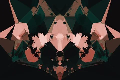 Computer generated image of abstract pattern Stock Illustration