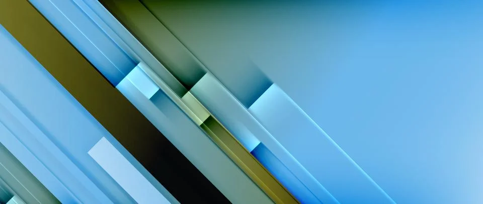 A computer generated image of a blue and brown abstract background Stock-Illustration