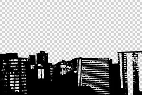 Computer generated image of buildings Stock Illustration