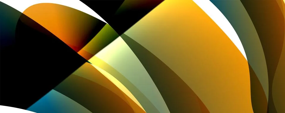 A computer generated image of a colorful wave on a white background Illustrazione stock