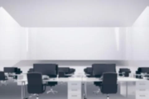 Computer generated image of desktop computer on desk Foto stock