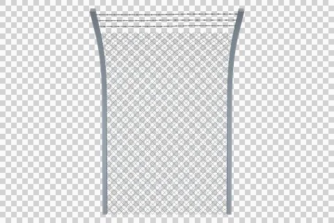 Computer generated image of fence Stock Photos