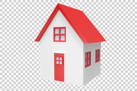Computer generated image of house Stock Illustration