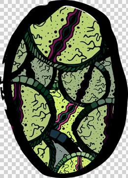 Computer generated image of monster eye Stock Illustration