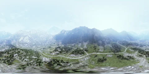 A computer generated image of a mountain range Stock Footage 274399635