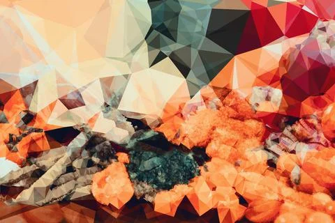 Computer generated image of multi colored background Foto stock