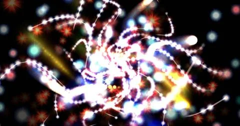 Computer generated image of mystic lights and shapes Computer generated im... Stock-Fotos