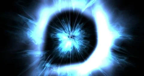 Computer generated image of mystic lights and shapes Computer generated im... Foto stock