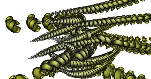 Computer generated image of mystic lights and shapes Computer generated im... Stock-Fotos