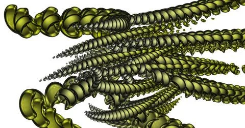 Computer generated image of mystic lights and shapes Computer generated im... Stock-Fotos